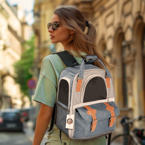 Furrever Friends Citfit Blue - plecak transporter dla kota i psa