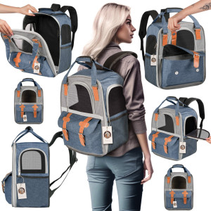 Furrever Friends Citfit Blue - plecak transporter dla kota i psa