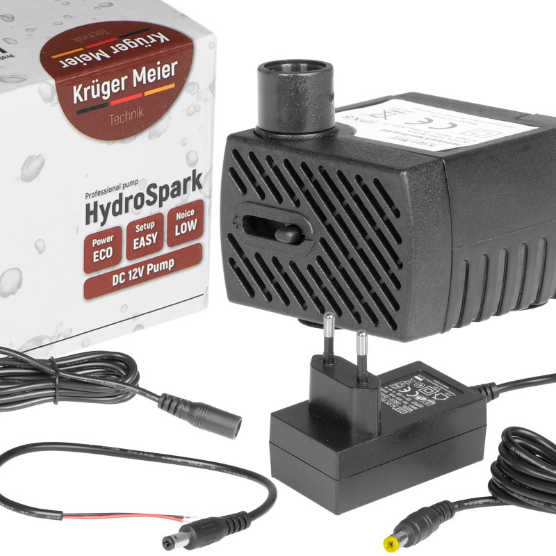 Kruger Meier HydroSpark All Connect - pompa wody 220l/h 12V i 230V