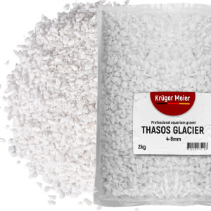 Kruger Meier Thasos Glacier 4–8 mm – Żwirek akwarystyczny 2 kg