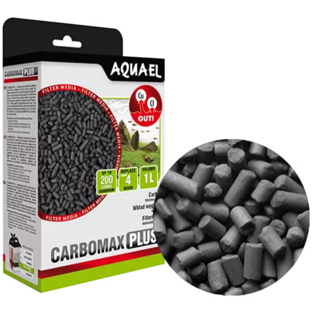 Aquael Carbomax Plus 1l - węgiel aktywny