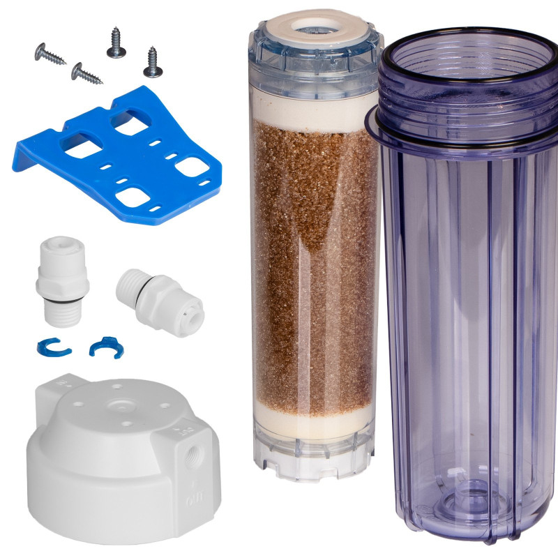 Filtr demineralizujący RO 10” PUROLITE MB400 – zestaw