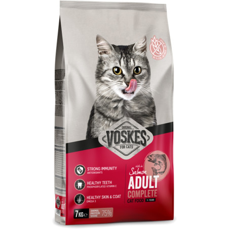 Voskes Adlut Salmon 7kg - karma dla kotów dorosłych