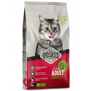 Voskes Adult Chicken - sucha karma dla dorosłych kotów z kurczakiem 2kg