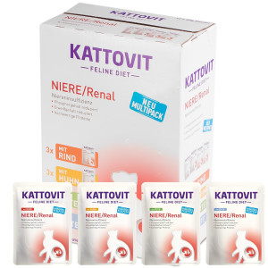 Kattovit Renal Multipack 12x85g - karma dla kotów chorych na nerki