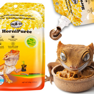 ProBugs HorniPuree 80g - kompletna dieta pokarm i witaminy w żelu dla gadów