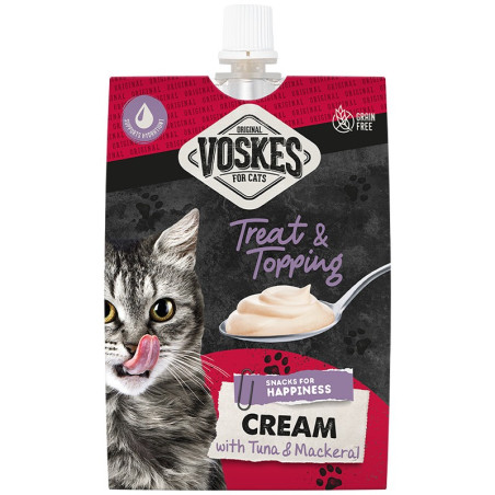 Voskes Cream With Tuna & Mackeral - kremowa przekąska dla kota z tuńczykiem i makrelą 90g
