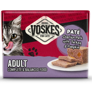 Voskes Iberian Pork With Turkey & Pumpkin - Mokra karma dla kota iberyjska z indykiem i dynią