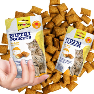 GimCat Nutri Pockets Cheese - kocie przysmaki na oczy i serce