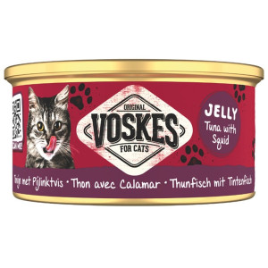 Voskes Tuna With Squid - tuńczyk z kalmarami mokra karma dla kota 85g