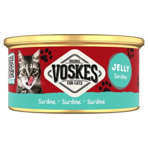 Voskes Jelly Wetfood Sardine - sardynki w galarecie mokra karma dla kota 85g