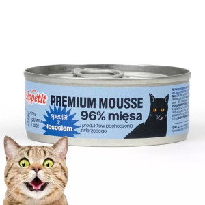 Comfy Appetit Premium Mousse - mokra karma z łososiem dla kota 85g