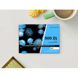 Karta podarunkowa 500 zł - Idealny prezent dla akwarysty lub terrarysty