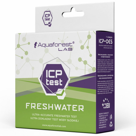 Aquaforest Test ICP Freshwater - test 23 parametrów wody online