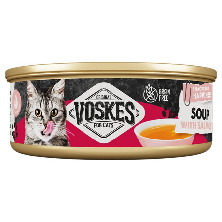 Voskes Cat Soup With Salmon - zupka z łososia dla kota 50g
