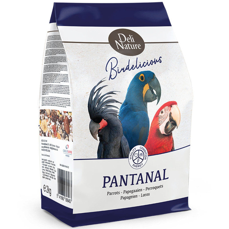 Deli Nature Birdelicious Pantanal 750g - pokarm dla papugi Ara i Kakadu Palmowe