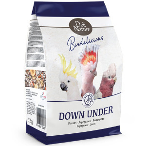 Deli Nature Birdelicious Down Under 750g - pokarm dla dużych papug kakadu