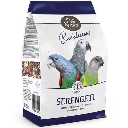 Deli Nature Birdelicious Serengeti 2kg - pokarm dla papugi Żako i Senegalka