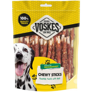 Voskes Rawhide sticks with duck 40pcs - przysmak dla psa