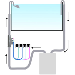 Chihiros Dosing Flow Adapter 12mm - reaktor zewnętrzny nawozów