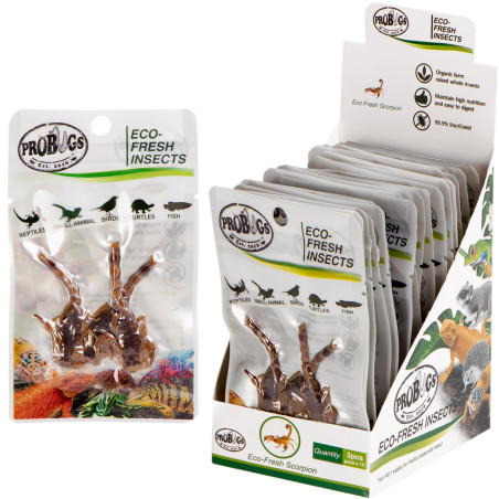 ProBugs Eco-Fresh Scorpion 15 x 3pcs - świeże skorpiony 15 saszetek