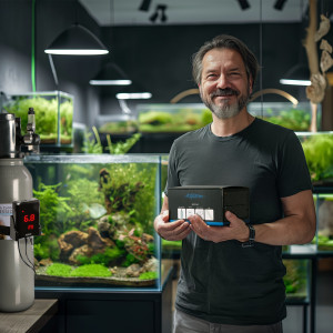 Aquario Exclusive 2.0 - zestaw CO2 z elektrozaworem i komputerem pH + butla 5l