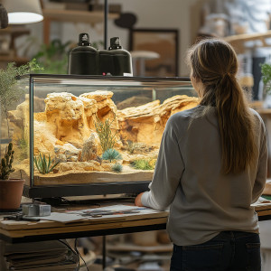 Terrario SunFusion Duo - podwójna oprawka na żarówki grzewcze i UVB