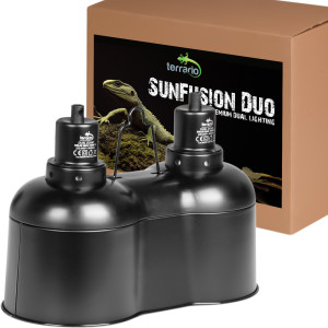 Terrario SunFusion Duo - podwójna oprawka na żarówki grzewcze i UVB