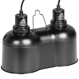 Terrario SunFusion Duo - podwójna oprawka na żarówki grzewcze i UVB