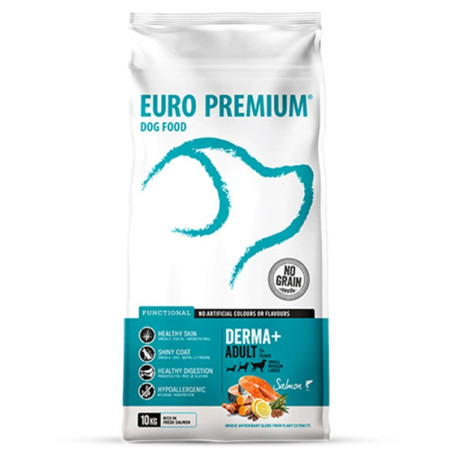 Euro Premium Small Adult Derma - sucha karma dla psów z łososiem hipoalergiczna 2 kg