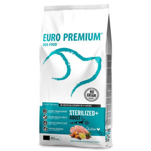 Euro Premium Adult Sterilized - sucha karma dla psa po sterylizacji z kurczakiem 2 kg
