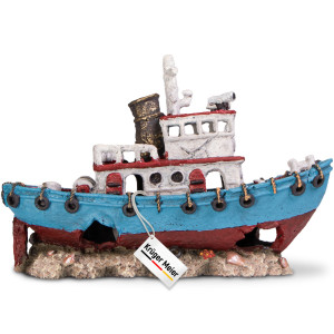 Kruger Meier Shipwreck – Statek do akwarium 28x9x18 cm
