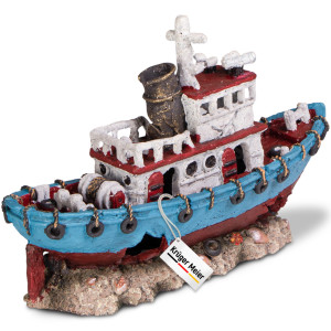 Kruger Meier Shipwreck – Statek do akwarium 28x9x18 cm