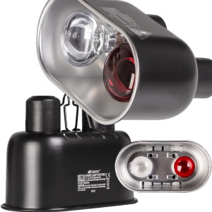 Resun Reptile Black Lamp DUO Mini - lampa podwójna do terrarium