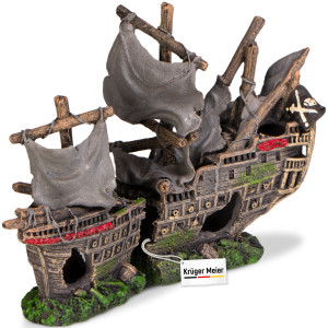 Kruger Meier Pirate Ship – Statek do Akwarium 25x6x16 cm