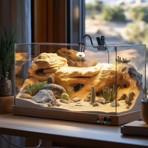 Terrario Long ReptiSun Temperature Control - lampa z termostatem