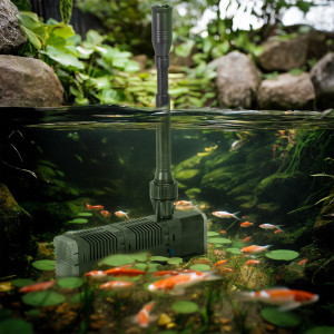 Kruger Meier FusionX 1200 - zestaw fontannowy z filtrem do oczka wodnego