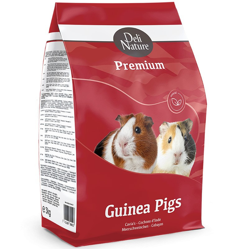 Deli Nature Premium Guinea Pigs - karma dla świnek morskich z wit. C 3kg