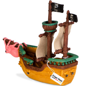 Kruger Meier Pirate Ship S – Statek do Akwarium 16x6x15 cm