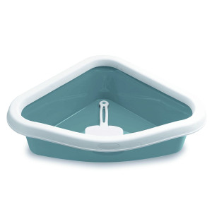 ZOLUX Kuweta narożna dla kota SPRINT niebieska