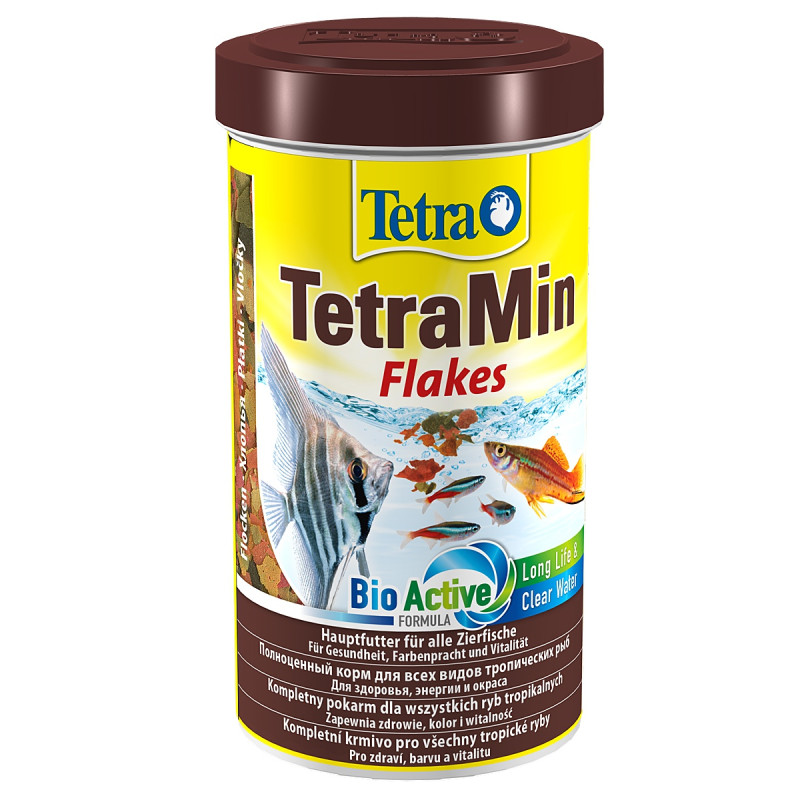 Tetra Min Flakes 500ml - pokarm w płatkach dla ryb
